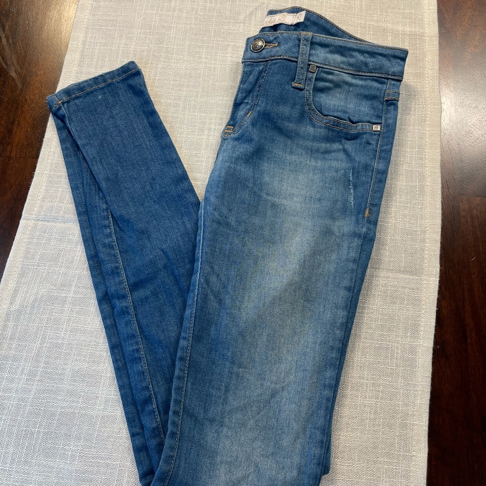 Frankie B. Women's Skinny Jeans in Blue